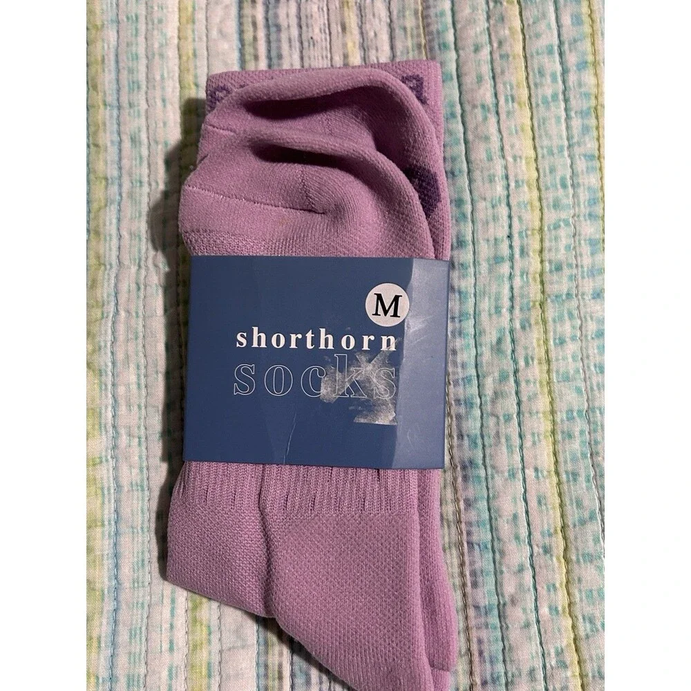 Terignota Shorthorn Trail (1 Pair) & Defeet (1 Pair) Athletic Sock Bundle